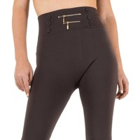 Damen Leggings von Best Fashion Gr. one size - taupe