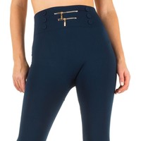 Dames Leggings van Best Fashion one size - Blauw