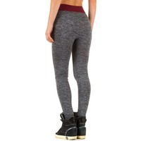 Damen Leggings von Best Fashion Gr. one size - bordeaux