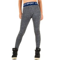 Dames legging van Best Fashion Gr. one size -grijs/blauw