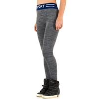 Dames legging van Best Fashion Gr. one size -grijs/blauw
