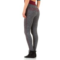 Damen Leggings von Best Fashion Gr. one size - bordeaux