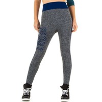 Dames legging van Best Fashion Gr. one size -grijs/blauw