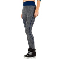 Dames legging van Best Fashion Gr. one size -grijs/blauw