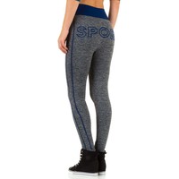 Damen Leggings von Best Fashion Gr. one size - blue