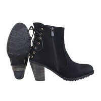 Damenstiefelette - schwarz