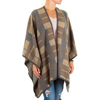 Damen Poncho von Best Fashion Gr. one size - beige