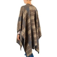 Dames Poncho van Best Fashion one size - Beige