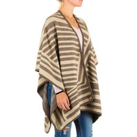 Damen Poncho von Best Fashion Gr. one size - beige