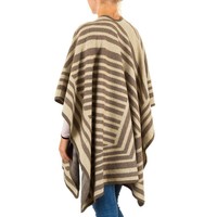 Damen Poncho von Best Fashion Gr. one size - beige