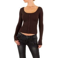 Damen Pullover Gr. one size - brown