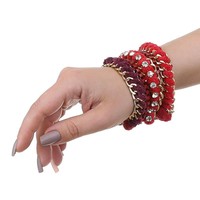 Damen Armband - red