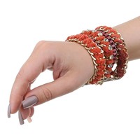 Damen Armband - orange