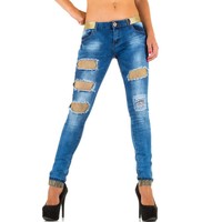 Damen Jeans von Girl Vivi - blue