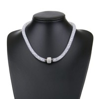 Damen Halskette - silver