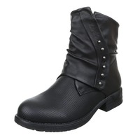 Damenstiefelette - schwarz
