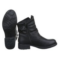 Damenstiefelette - schwarz