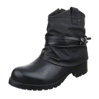 Damenstiefelette - schwarz