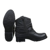 Damenstiefelette - schwarz