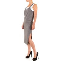 Damen Kleid von Moewy Gr. one size - grey