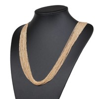 Damen Halskette - gold