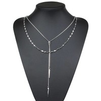 Damen Halskette - silver