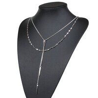 Damen Halskette - silver