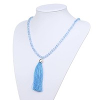 Damen Halskette - L.blue