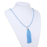 Damen Halskette - L.blue