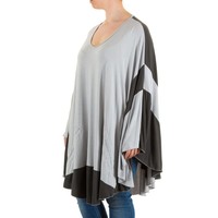 Damen Tunika Gr. one size - L.grey