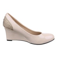 Damen Keilabsatz - beige