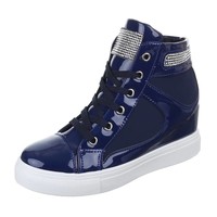 Baskets pour femmes- Bleu