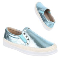 Baskets pour femmes - Bleu clair