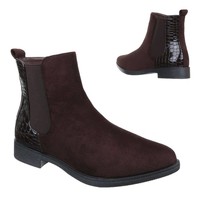 Damen+Stiefeletten+-+coffee