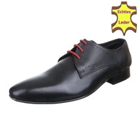Herren Business Schuhe - Black Leather
