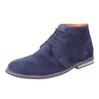 Leder Freizeitschuhe - navy