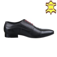 Herren Business Schuhe - Black Leather