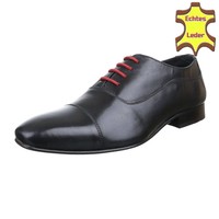 Herren Business Schuhe - Black Leather