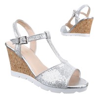 Damen Sandaletten - silver
