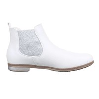 Damen+Stiefeletten+-+white