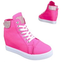 Baskets pour femmes - fushia