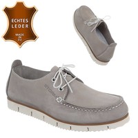 Herren Leder Freizeitschuhe - grey