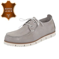 Herren Leder Freizeitschuhe - grey