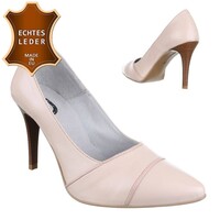 Damen Pumps - Nude Leder