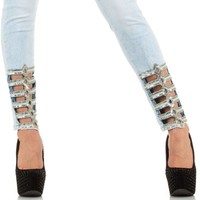 Damen Jeans von Nina Carter - L.blue