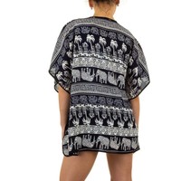 Dames Tunika van Best Fashion Gr. one size - Donker blauw