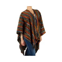Damen Poncho one size - multi