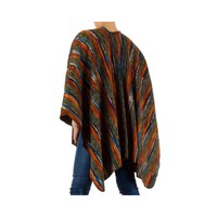 Damen Poncho one size - multi
