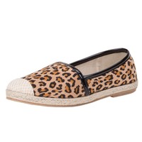 Damen Espadrilles-Leopard