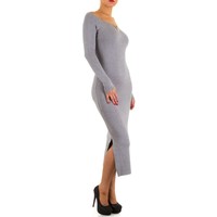 Damen Kleid von Moewy Gr. one size - grey